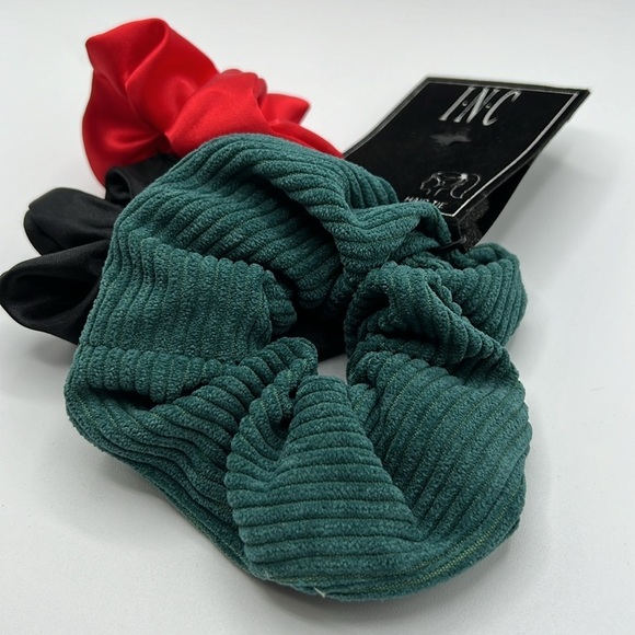 Inc International Concepts 3-Pc. Mixed Hair Scrunchie Set in Multi NWT MSRP $25 - Picture 3 of 4